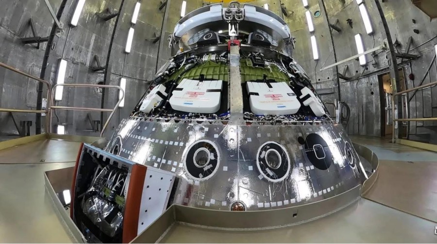 Orion Space Capsule In Altitude Chamber